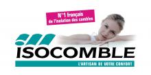 Logo de isocomble, société de travaux en Pose d'isolation thermique dans les combles