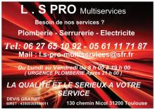 Logo de LS PRO MULTISERVICES, société de travaux en Plomberie : installation ou rénovation complète