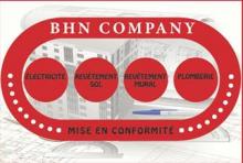 Logo de SAS BHN COMPANY, société de travaux en Construction, murs, cloisons, plafonds en plaques de plâtre