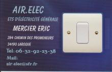Logo de AIR.ELEC, société de travaux en Installation électrique : rénovation complète ou partielle