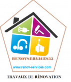 Logo de RENOVSERVICES33, société de travaux en bâtiment