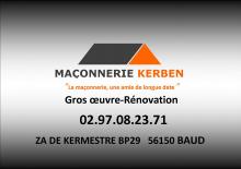 Logo de MAÇONNERIE KERBEN, société de travaux en Construction de maison