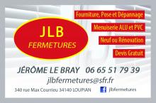 Logo de JLB FERMETURES, société de travaux en Fourniture et installation d'un bloc porte