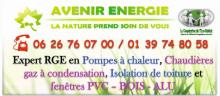 Logo de AVENIR ENERGIE, société de travaux en Fourniture et installation d'une ou plusieurs fenêtres