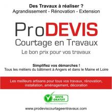 Logo de PRODEVIS COURTAGE EN TRAVAUX, société de travaux en Courtier en travaux