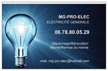 Logo de MG PRO ELEC, société de travaux en Installation électrique : rénovation complète ou partielle