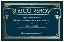 Logo de BLASCO RENOV', société de travaux en Rénovation complète d'appartements, pavillons, bureaux