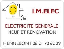 Logo de LM.ELEC, société de travaux en Installation électrique : rénovation complète ou partielle