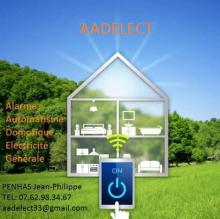 Logo de AADELECT, société de travaux en Installation électrique : rénovation complète ou partielle