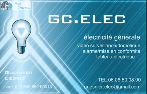 Logo de GC.elec, société de travaux en Installation électrique : rénovation complète ou partielle