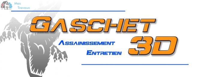 Logo de GASCHET 3D, société de travaux en Assainissement - Fosses septiques - forage