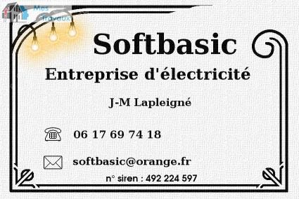 Logo de Softbasic, société de travaux en Installation électrique : rénovation complète ou partielle