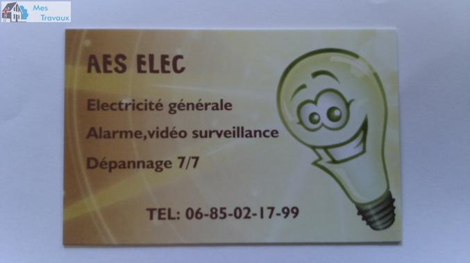 Logo de AES ELEC, société de travaux en Installation électrique : rénovation complète ou partielle