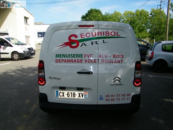 Logo de SECURISOL, société de travaux en Fourniture et remplacement de porte ou fenêtre en PVC