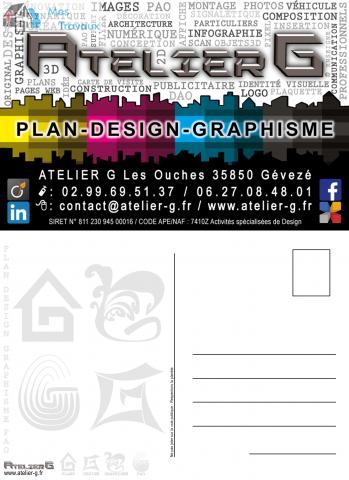 ATELIER G / Conception graphique / Création de Plans 2D-3D