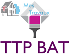 Logo de TTP BAT, société de travaux en Rénovation complète d'appartements, pavillons, bureaux