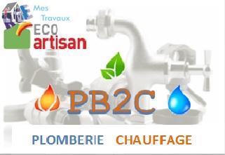 Logo de PLOMBERIE CHAUFFAGE PB2C, société de travaux en Dépannage en plomberie : fuite, joints, petits travaux