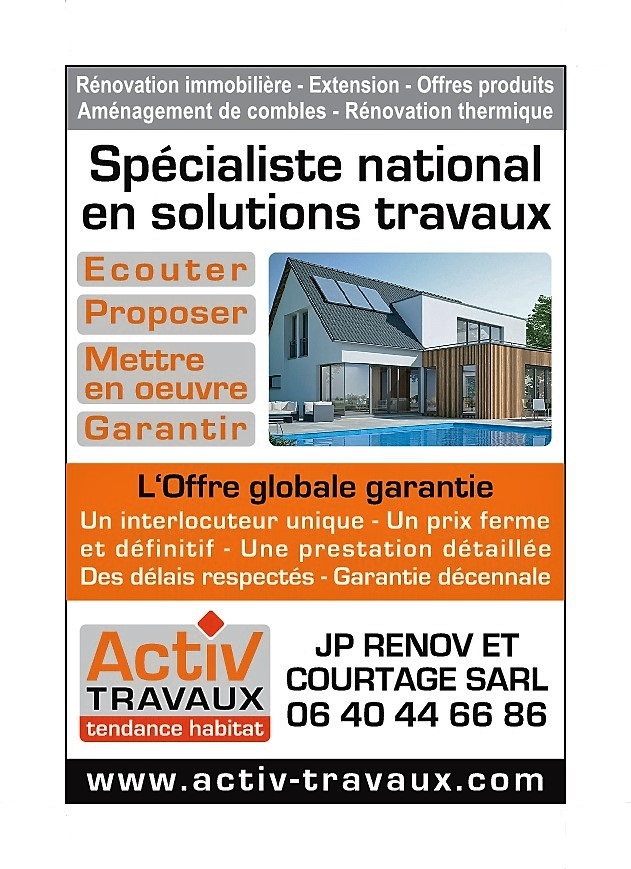 Logo de JP Rénov et Courtage, société de travaux en Courtier en travaux