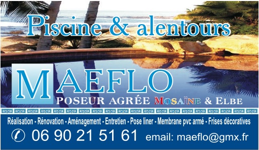 Logo de MAEFLO, société de travaux en Abri pour piscine