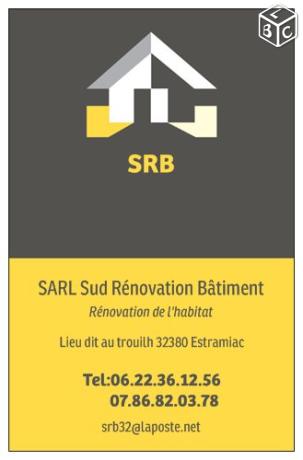 Logo de sud renovation batiment, société de travaux en Travaux divers