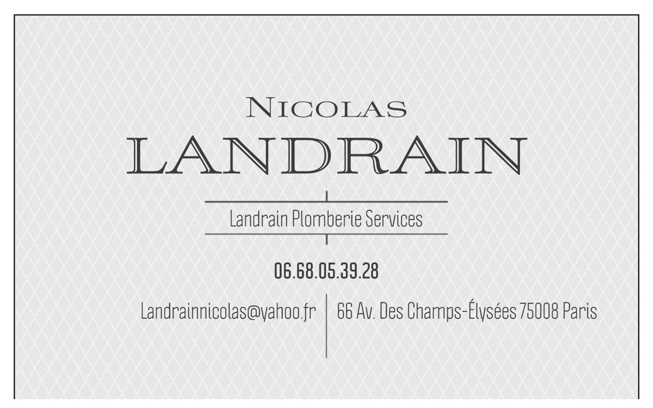 landrain plomberie services