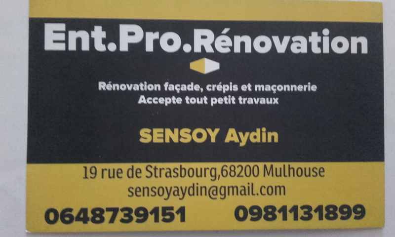 Logo de Ent.Pro.Renovation, société de travaux en Maçonnerie : construction de murs, cloisons, murage de porte