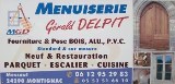 Logo de Menuiserie isolation Delpit Dordogne, société de travaux en Création d'un escalier sur mesure (bois, métal, béton, verre)