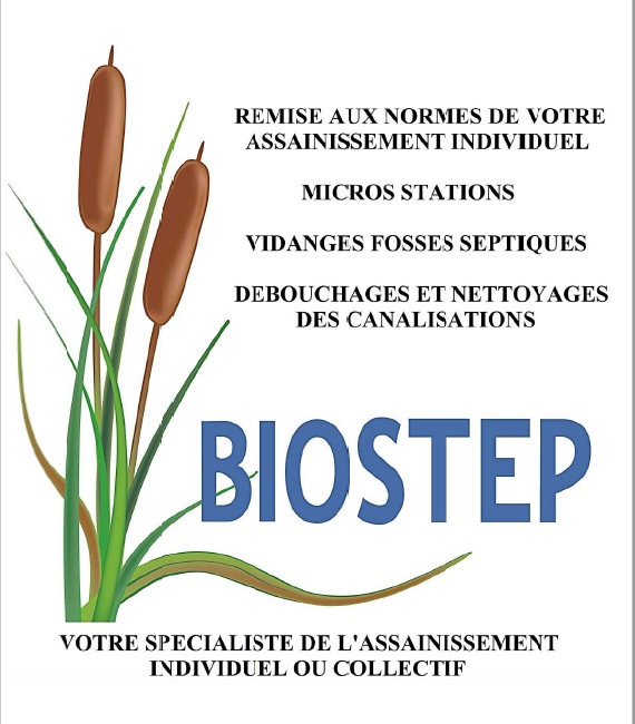 Logo de BIOSTEP, société de travaux en Assainissement - Fosses septiques - forage