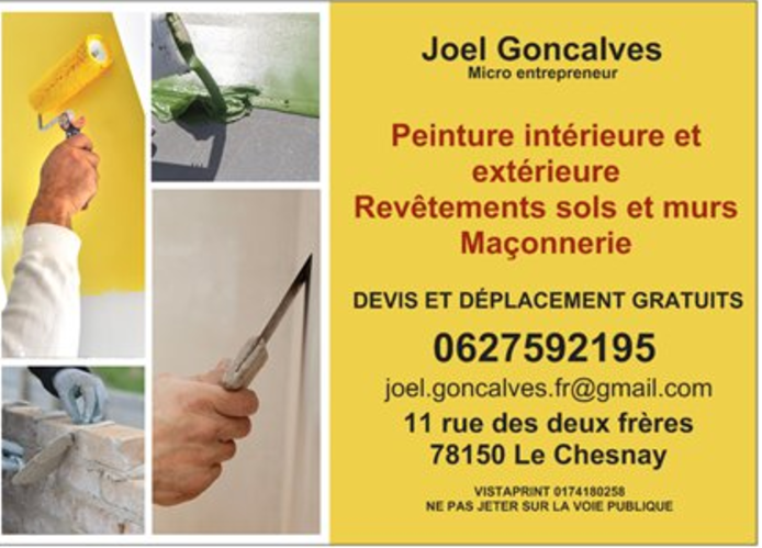 Logo de joel goncalves, société de travaux en Construction & Rénovation de cloisons