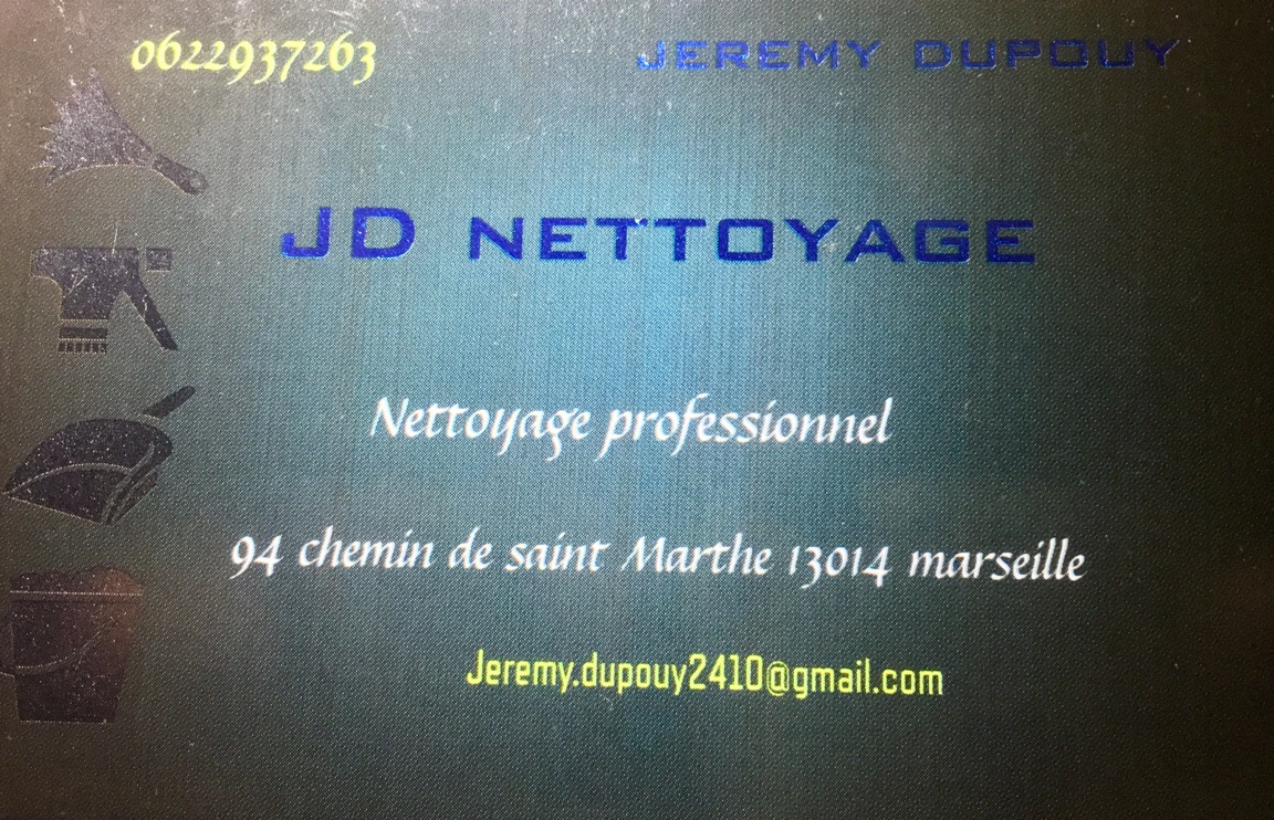 Logo de JD Nettoyage, société de travaux en Service à la personne