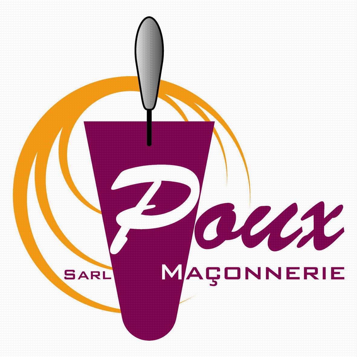 Logo de Poux Sarl, société de travaux en Maçonnerie : construction de murs, cloisons, murage de porte