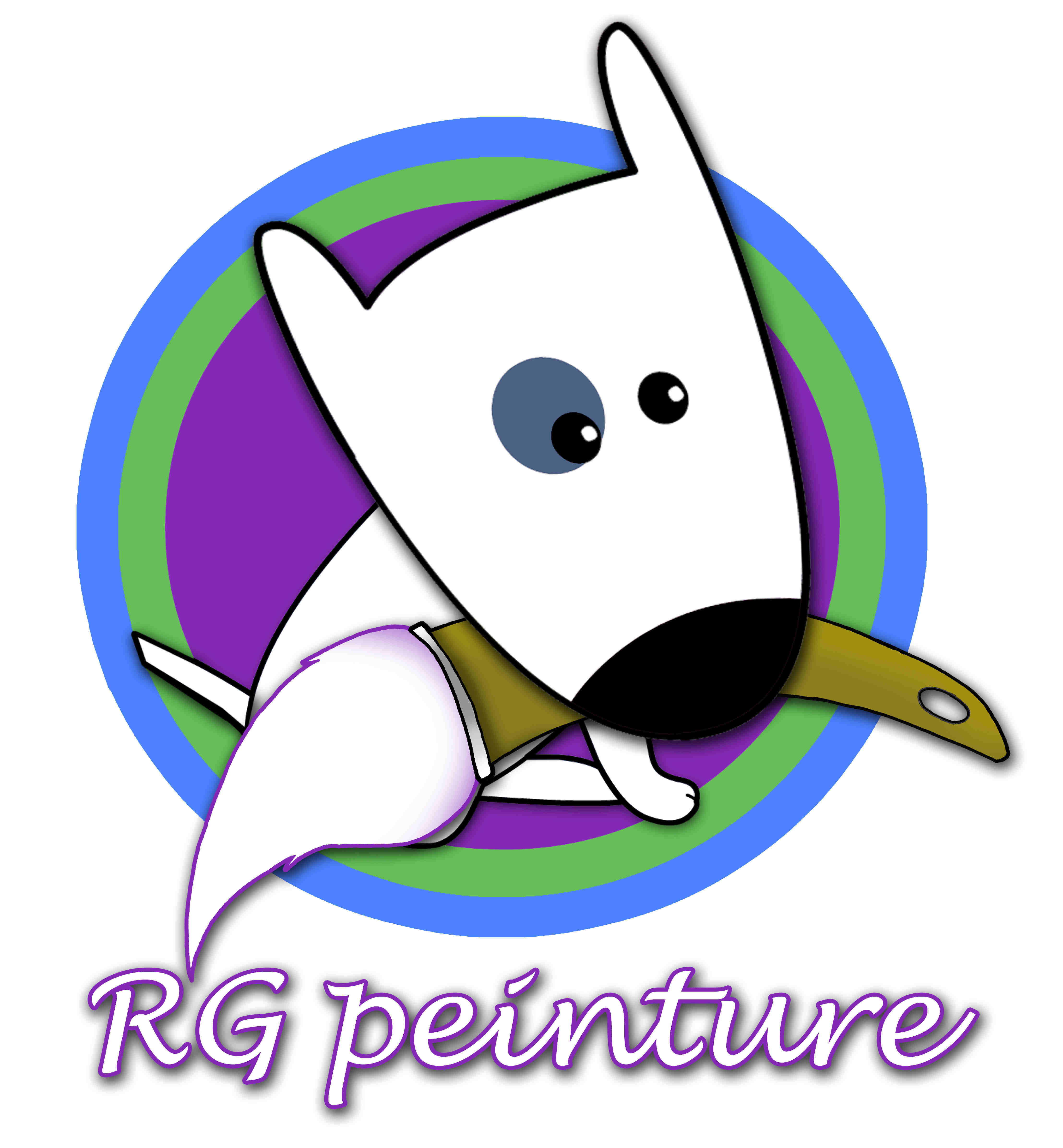 Logo de RG PEINTURE, société de travaux en Nettoyage mur et façade