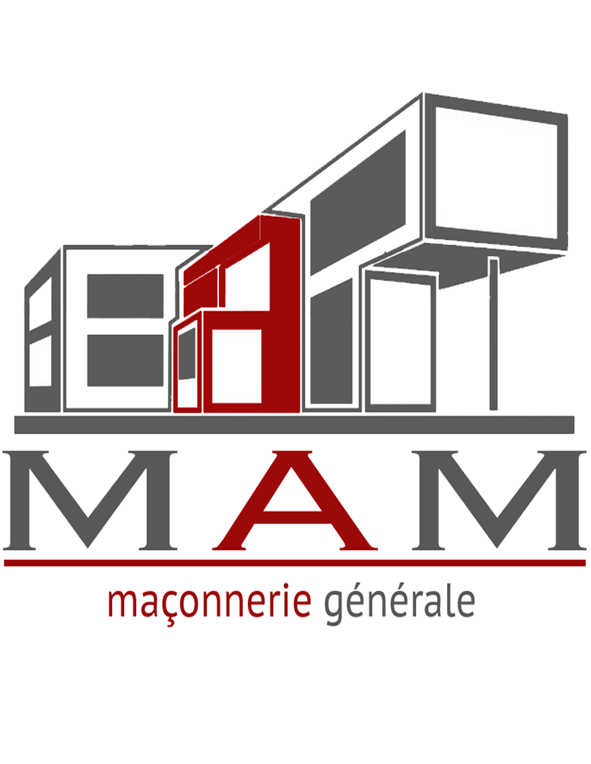 Logo de MAM maçonnerie générale, société de travaux en Construction, murs, cloisons, plafonds
