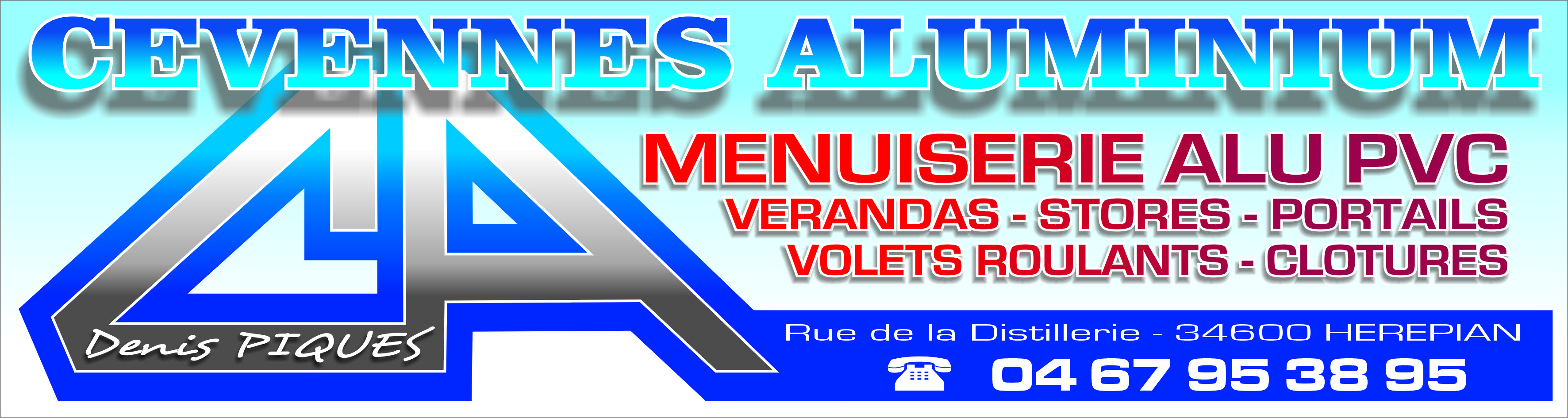 FABRICANT MENUISERIES ALU. PVC VOLET ROULANTS