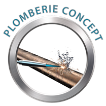 Logo de PLOMBERIE CONCEPT, société de travaux en Travaux de plomberie salle de bains