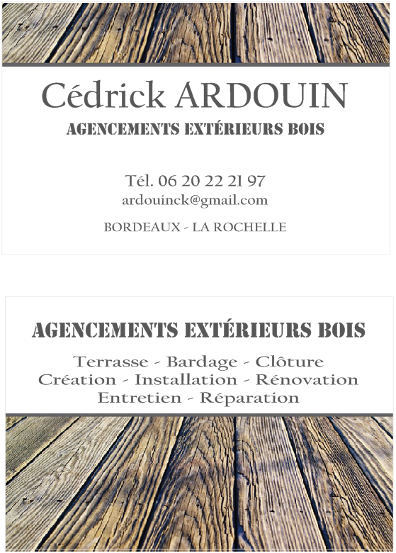 Logo de Cédrick Ardouin, société de travaux en Amélioration de jardin et de terrasse