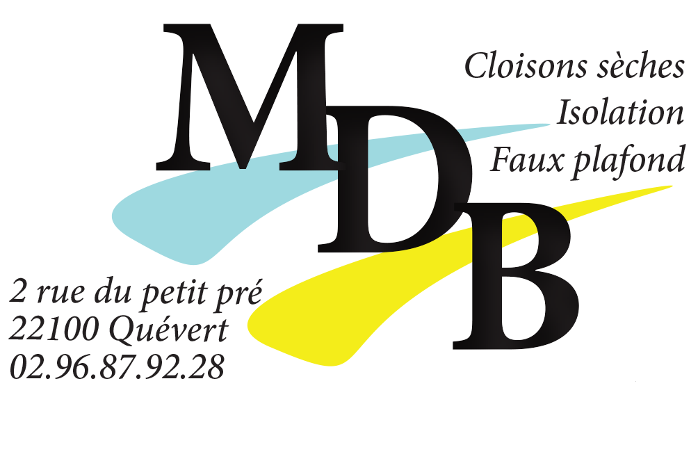 Logo de MDB, société de travaux en Construction, murs, cloisons, plafonds