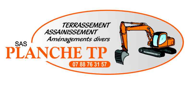 Logo de PlancheTP, société de travaux en Assainissement - Fosses septiques - forage