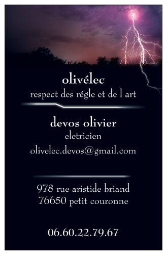Logo de olivelec, société de travaux en Installation électrique : rénovation complète ou partielle