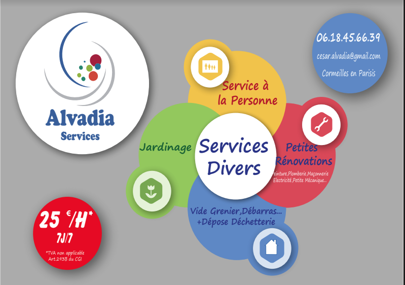 Logo de ALVADIA SERVICES, société de travaux en Nettoyage mur et façade