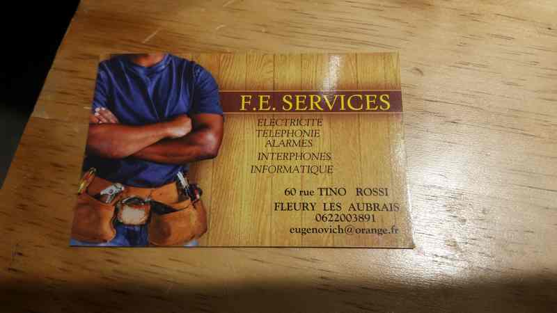 Logo de F.E. SERVICES, société de travaux en Installation électrique : rénovation complète ou partielle