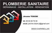 Logo de jerome tosoni plomberie, société de travaux en Dépannage en plomberie : fuite, joints, petits travaux