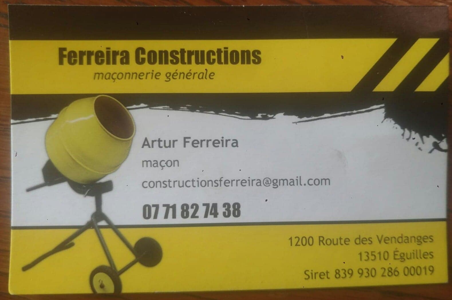 Logo de Artur António Avó Ferreira, société de travaux en Construction, murs, cloisons, plafonds en plaques de plâtre