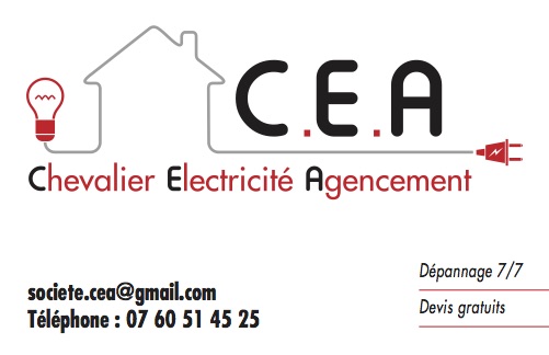 Logo de C.E.A, société de travaux en Construction, murs, cloisons, plafonds