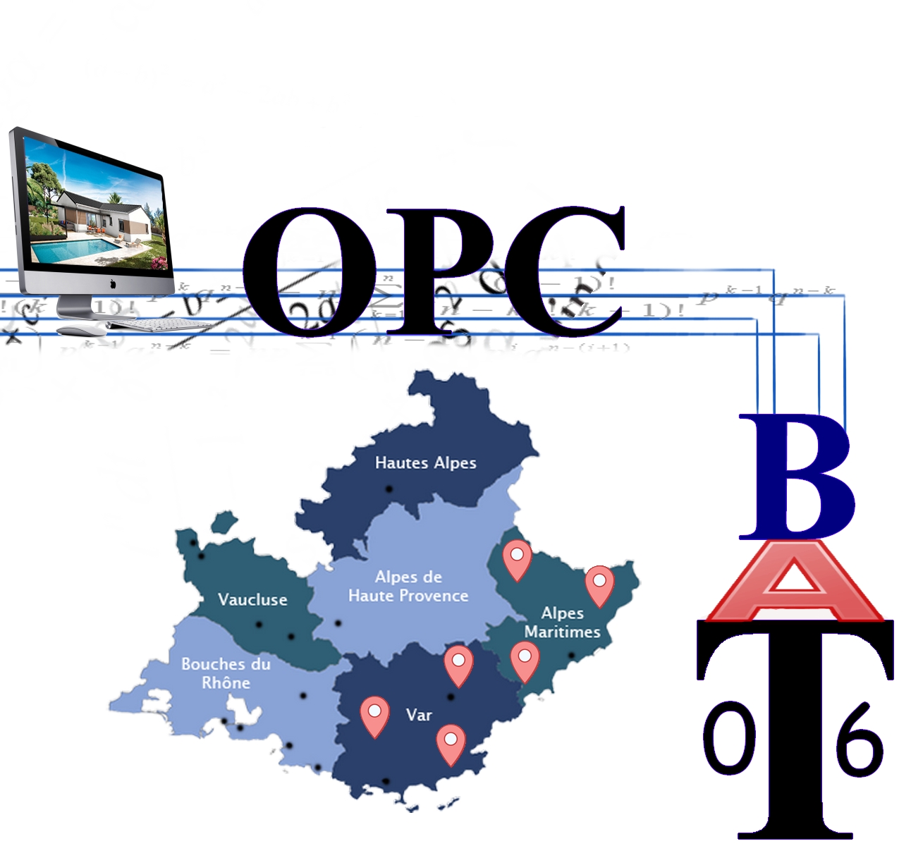 Logo de OPC BAT 06, société de travaux en Autre catégorie