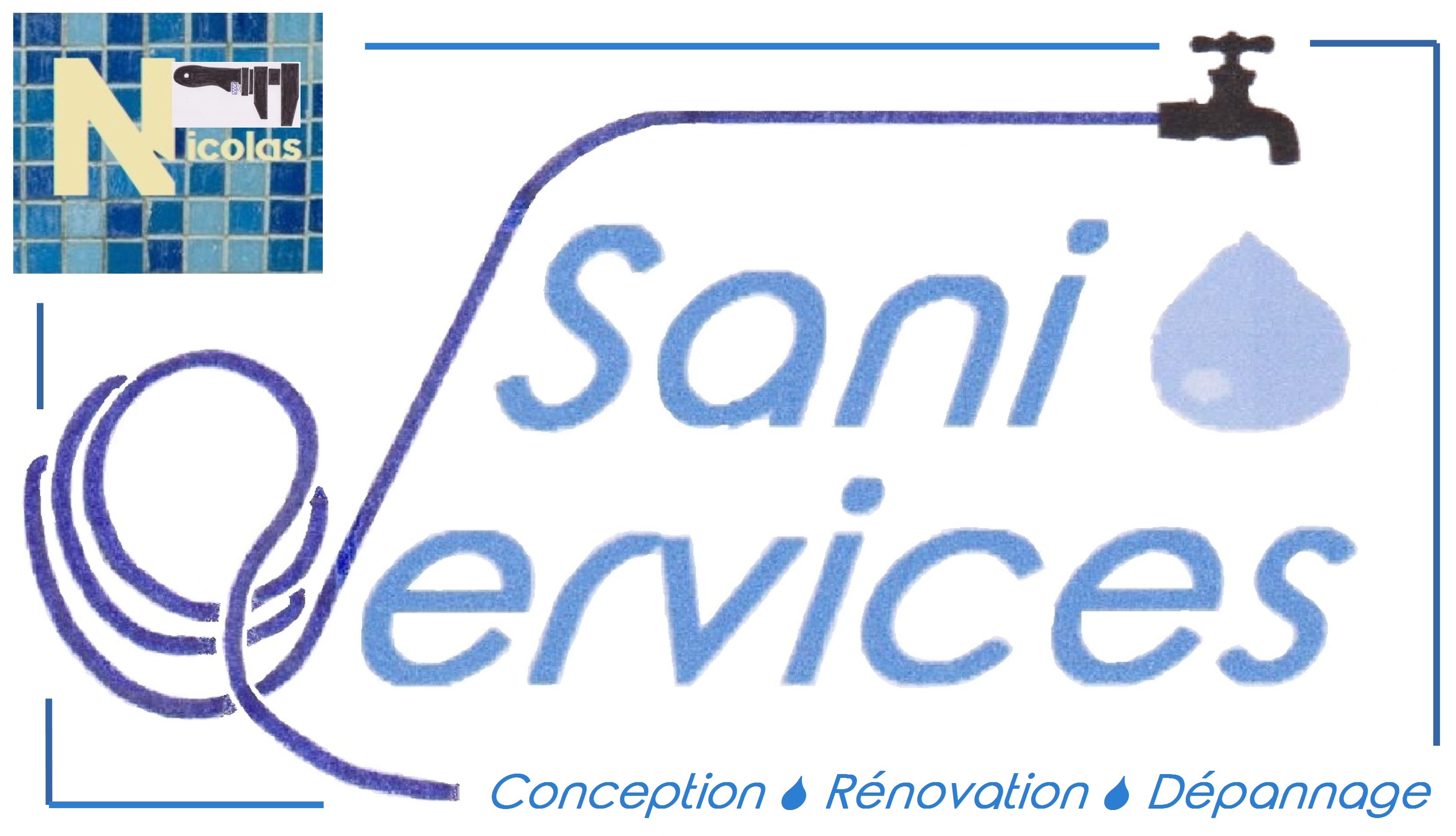 Logo de NF SANI SERVICES, société de travaux en Plomberie : installation ou rénovation complète