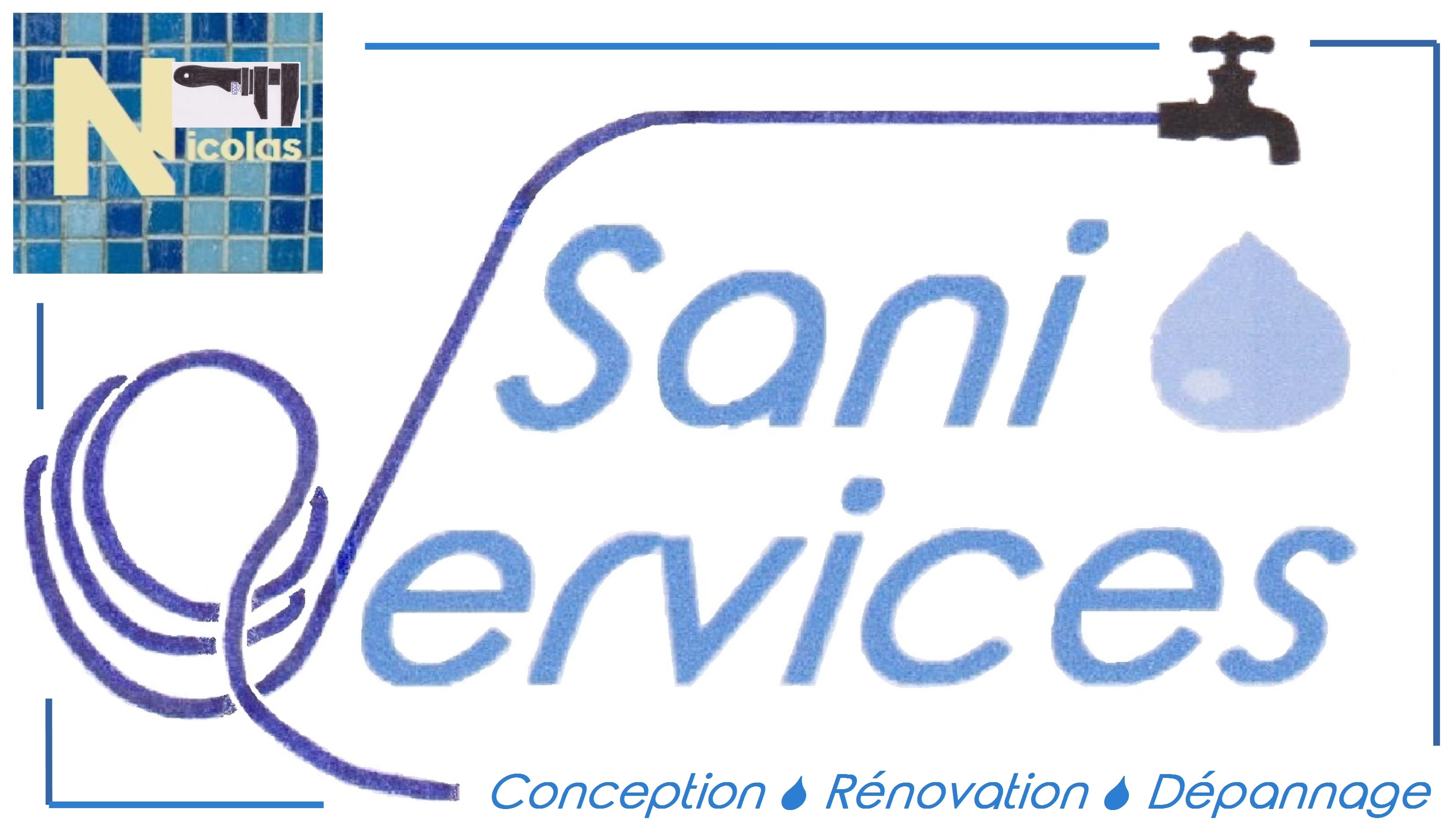 Logo de NF SANI SERVICES, société de travaux en Travaux de plomberie de cuisine