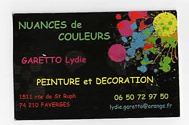 Logo de Nuances de couleurs, société de travaux en Peinture : mur, sol, plafond