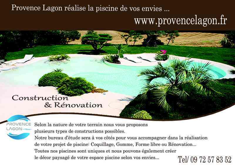 Logo de PROVENCE LAGON, société de travaux en Construction de piscines