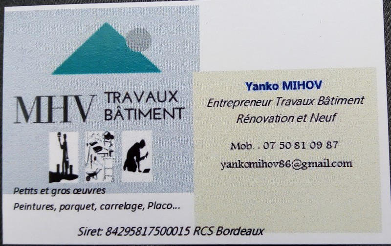 Logo de MHV, société de travaux en Petits travaux de maçonnerie